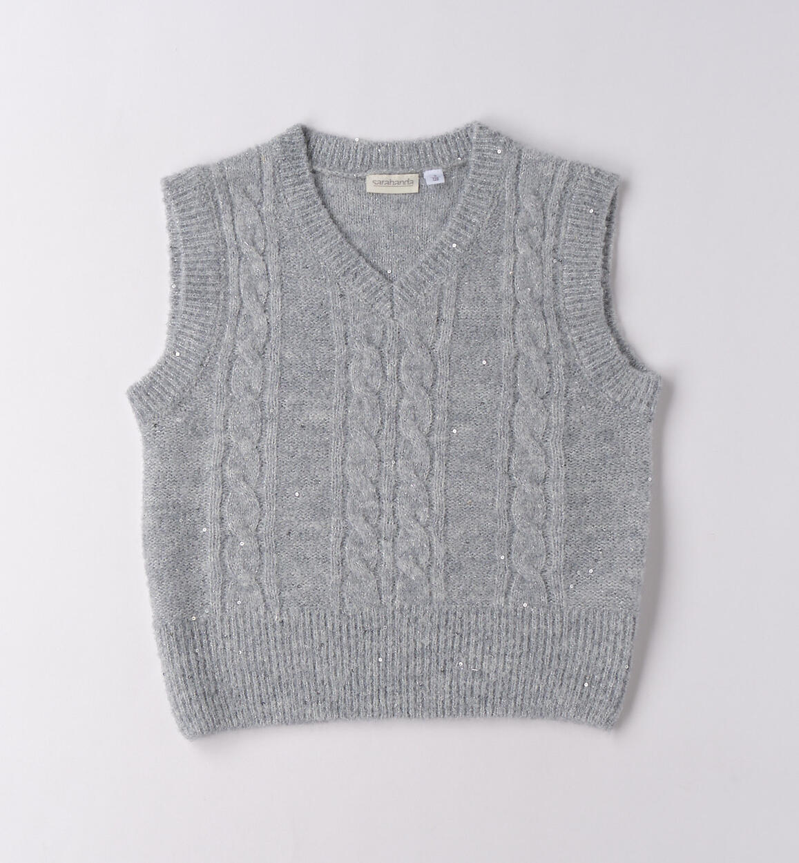 Gilet da ragazza GRIGIO MELANGE-8992 - 2140F50000