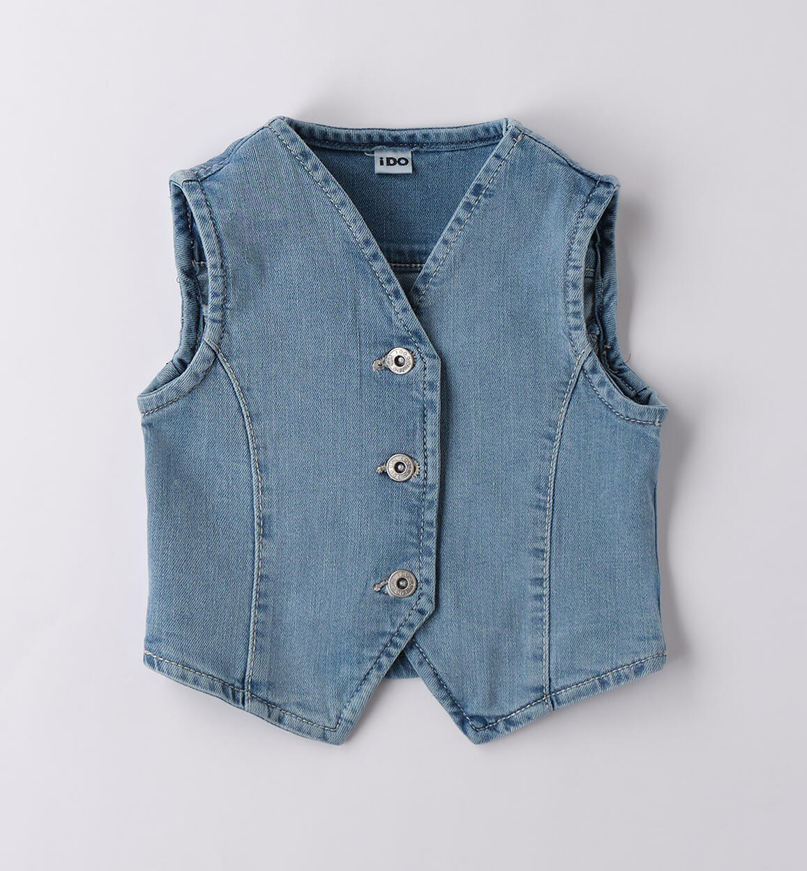 Gilet di jeans bambina BLU iDO