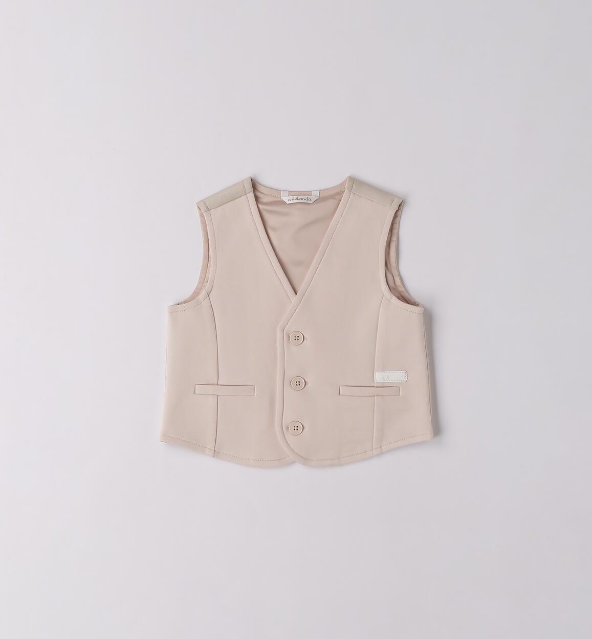 Gilet elegante neonato PANNA Minibanda
