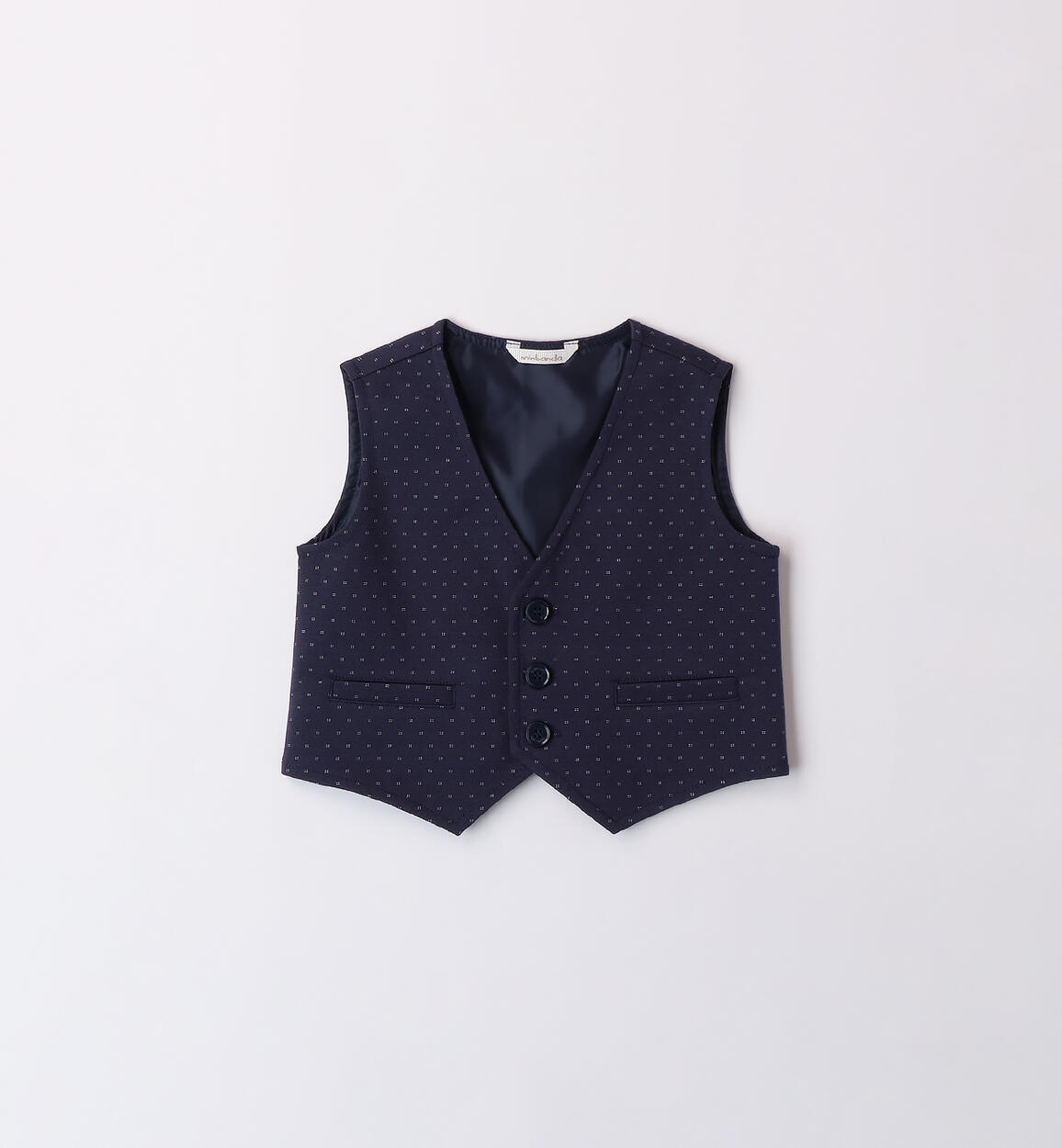 Gilet elegante neonato BLU Minibanda