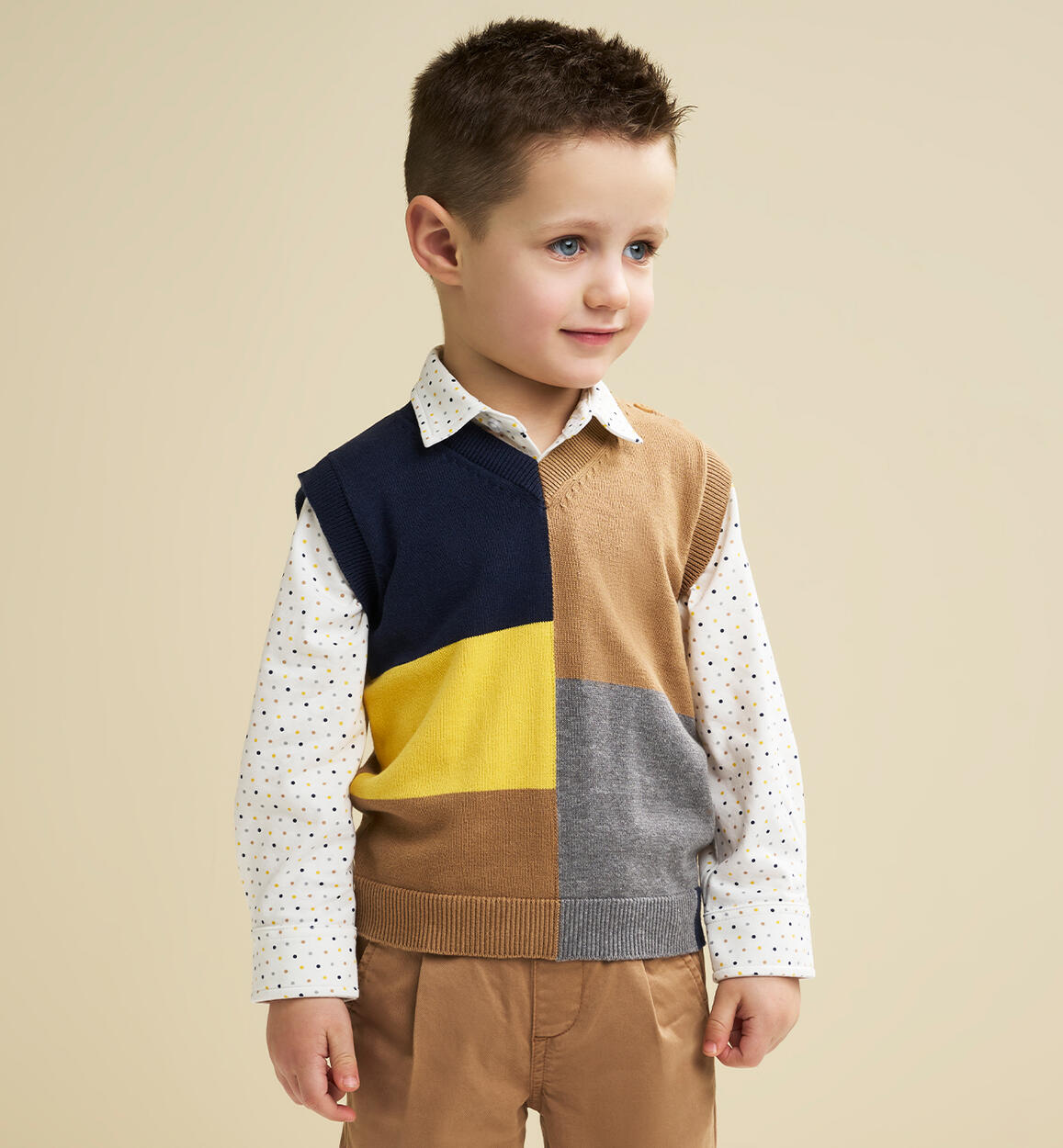 Gilet per bambino BEIGE iDO
