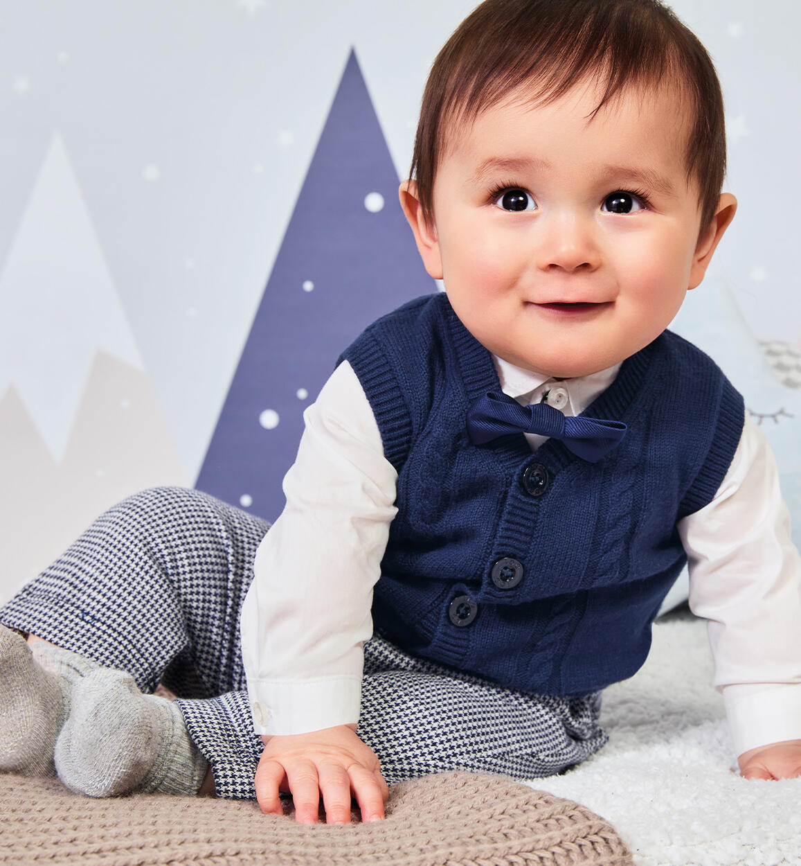 Gilet per neonato BLU iDO