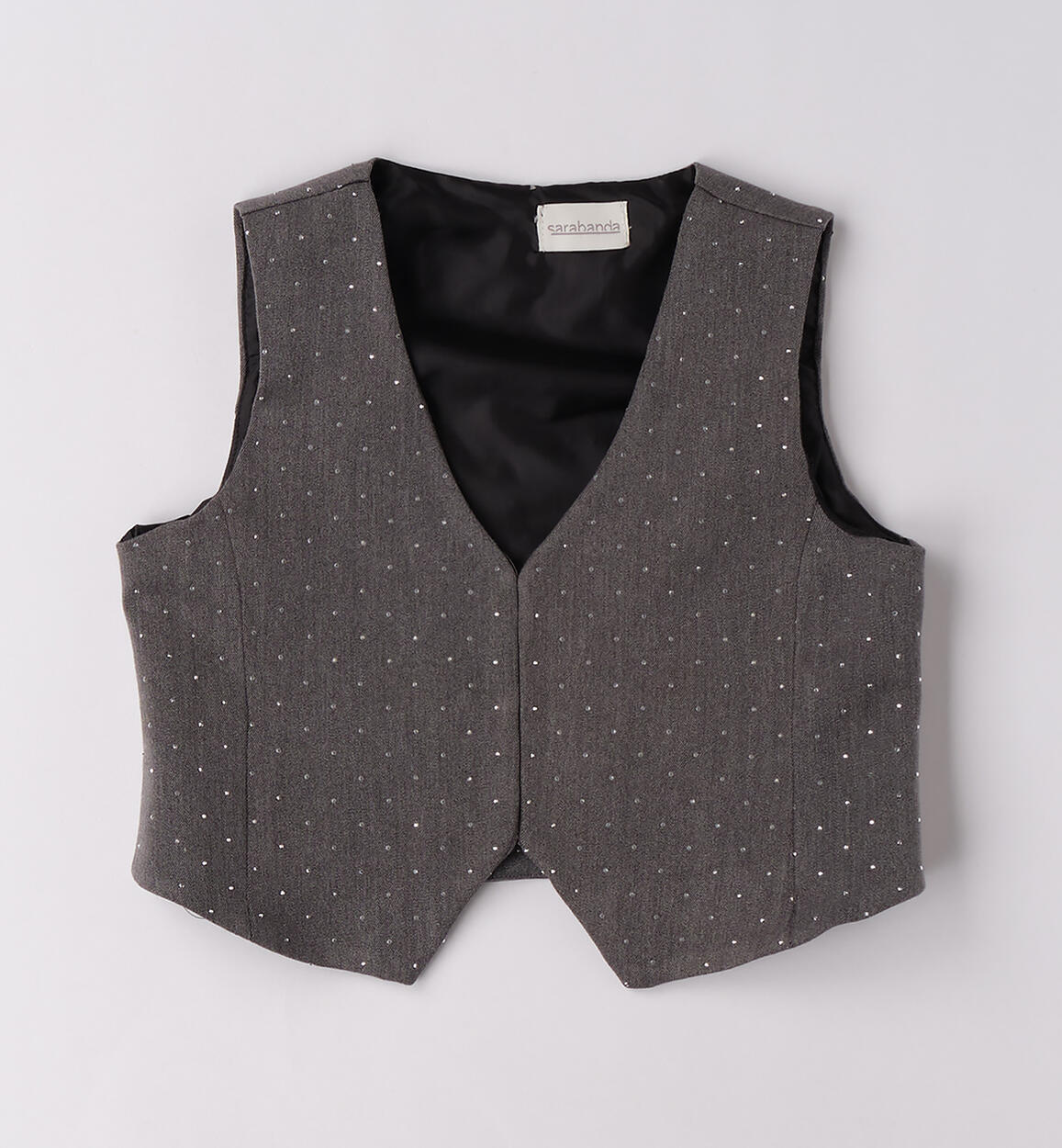 Gilet per ragazza GRIGIO MELANGE SCURO-8994 - 2940F59000