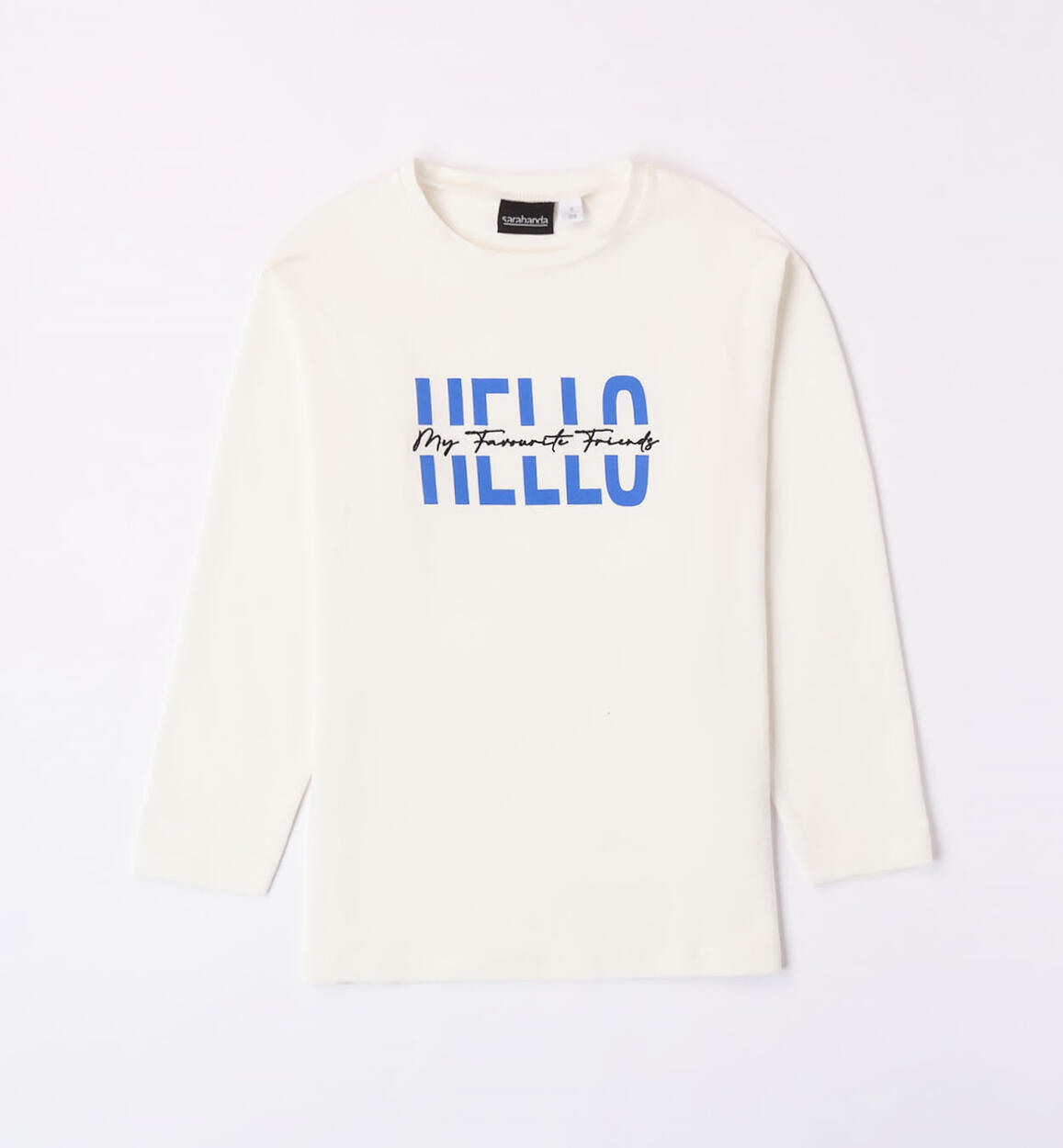 Sarabanda crew neck for girls from 8 to 16 years CREAM Sarabanda