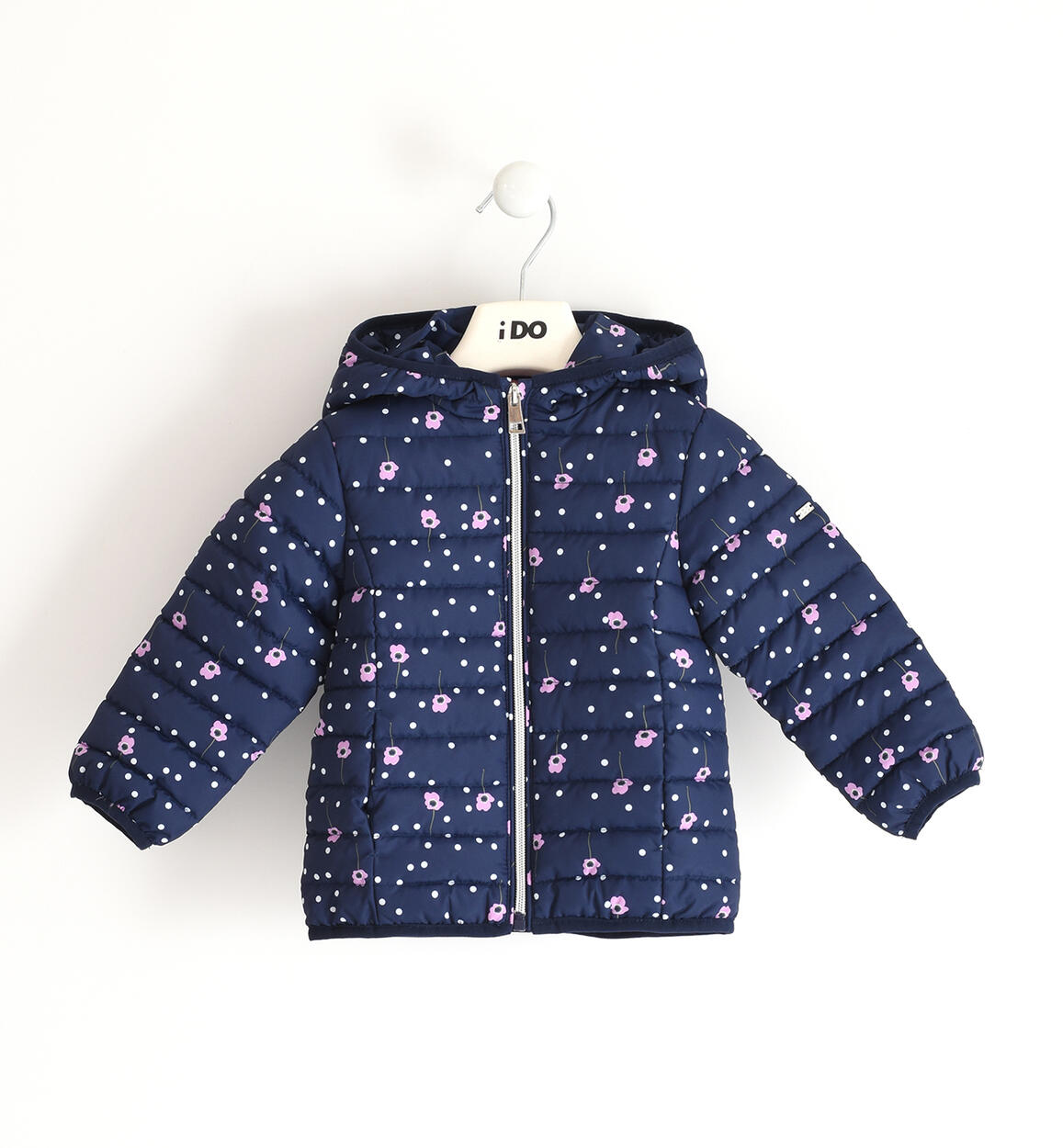 100 grams down jacket for girls from 9 months to 8 years iDO BLUE iDO