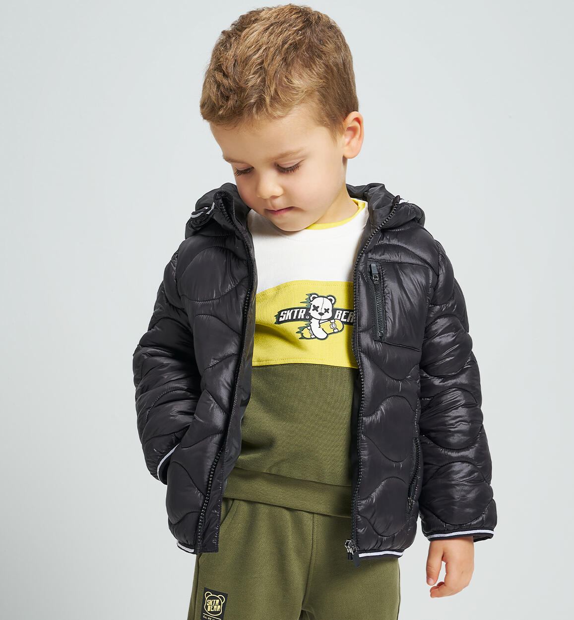 Giubbotto bambino invernale NERO iDO