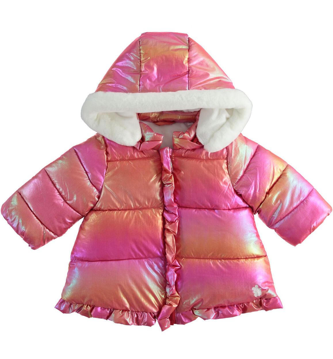 Girl¿s jacket with hood from 1 to 24 months iDO RED iDO