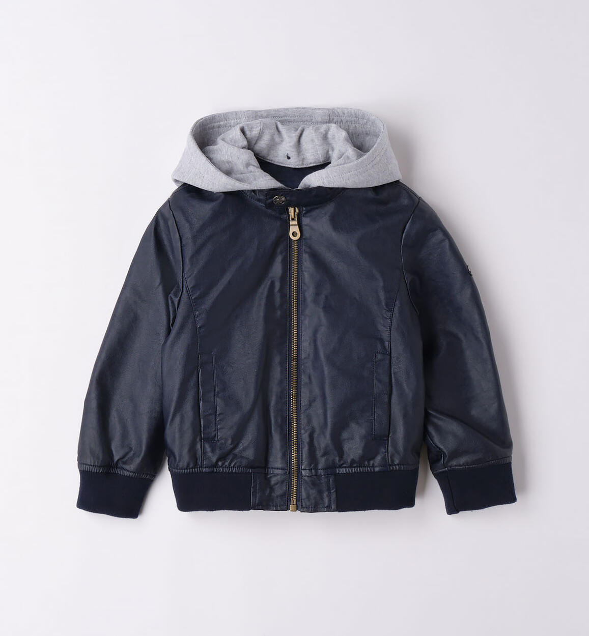 Giubbotto chiodo bambino BLU iDO