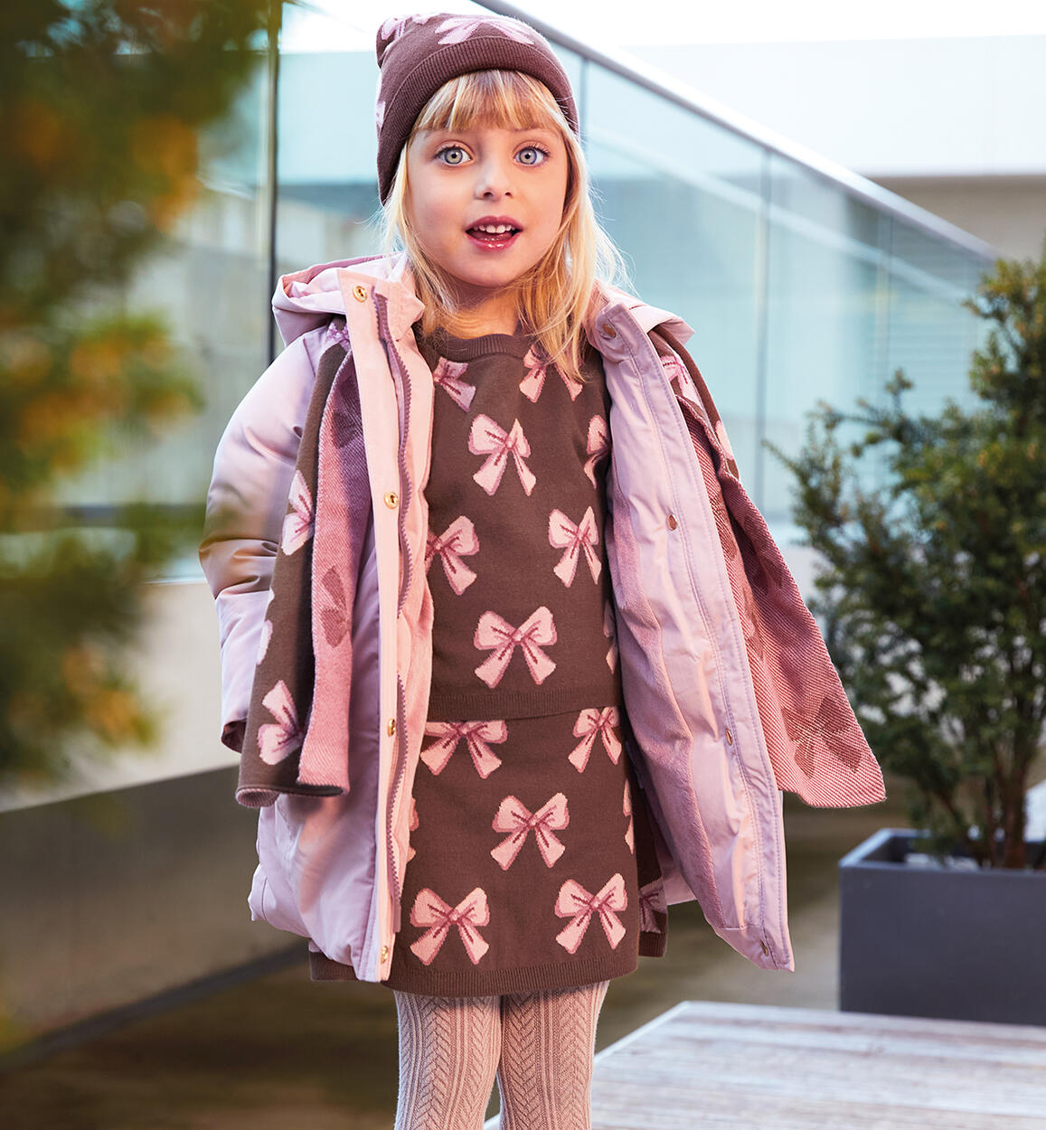 Giubbotto da bambina ROSA iDO
