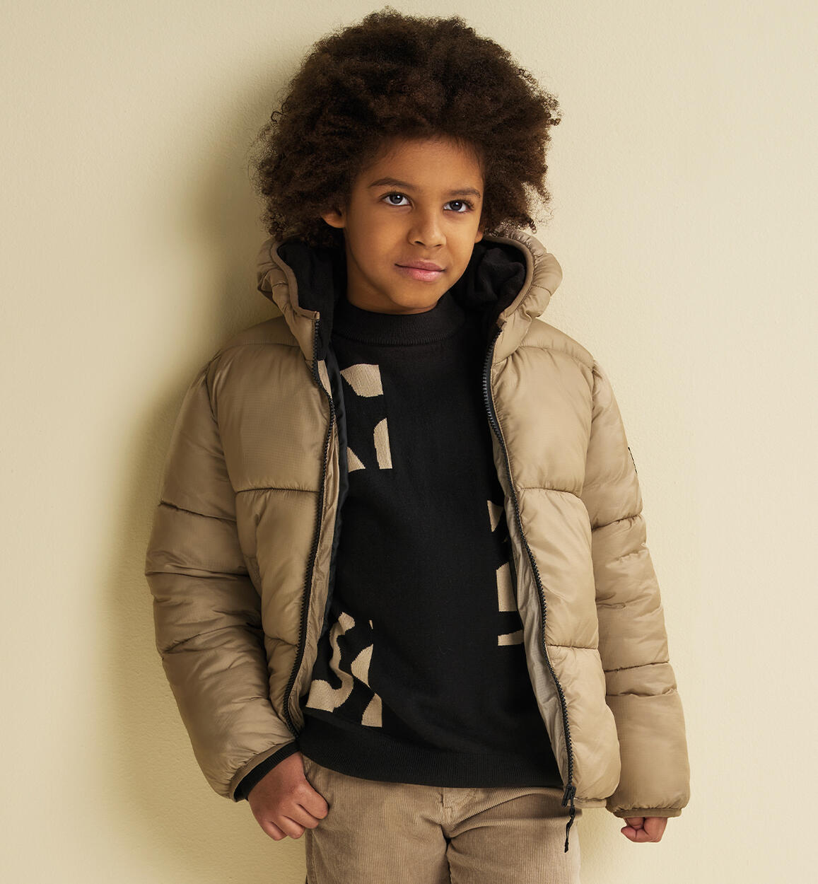 Giubbotto da bambino iDO BEIGE iDO