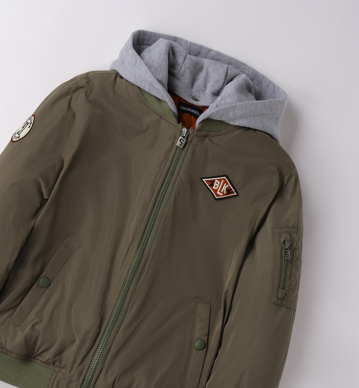Giubbotto da ragazzo Sarabanda VERDE MILITARE-5554 - 2740F69800