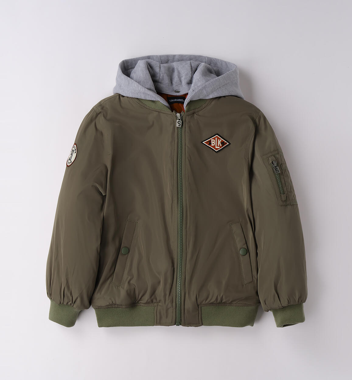 Giubbotto da ragazzo Sarabanda VERDE MILITARE-5554 - 2740F69800