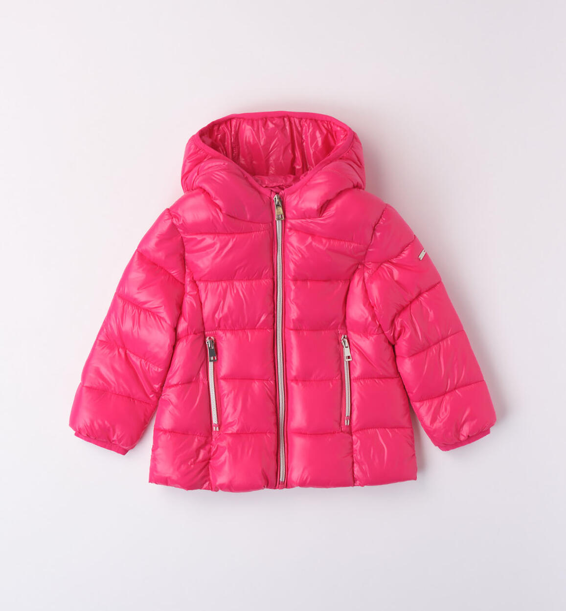 iDO down jacket for girls from 9 months to 8 years FUCHSIA iDO