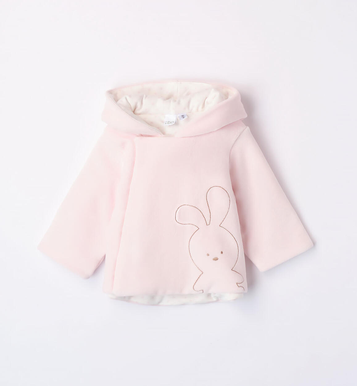 Giubbotto in ciniglia per neonato ROSA iDO