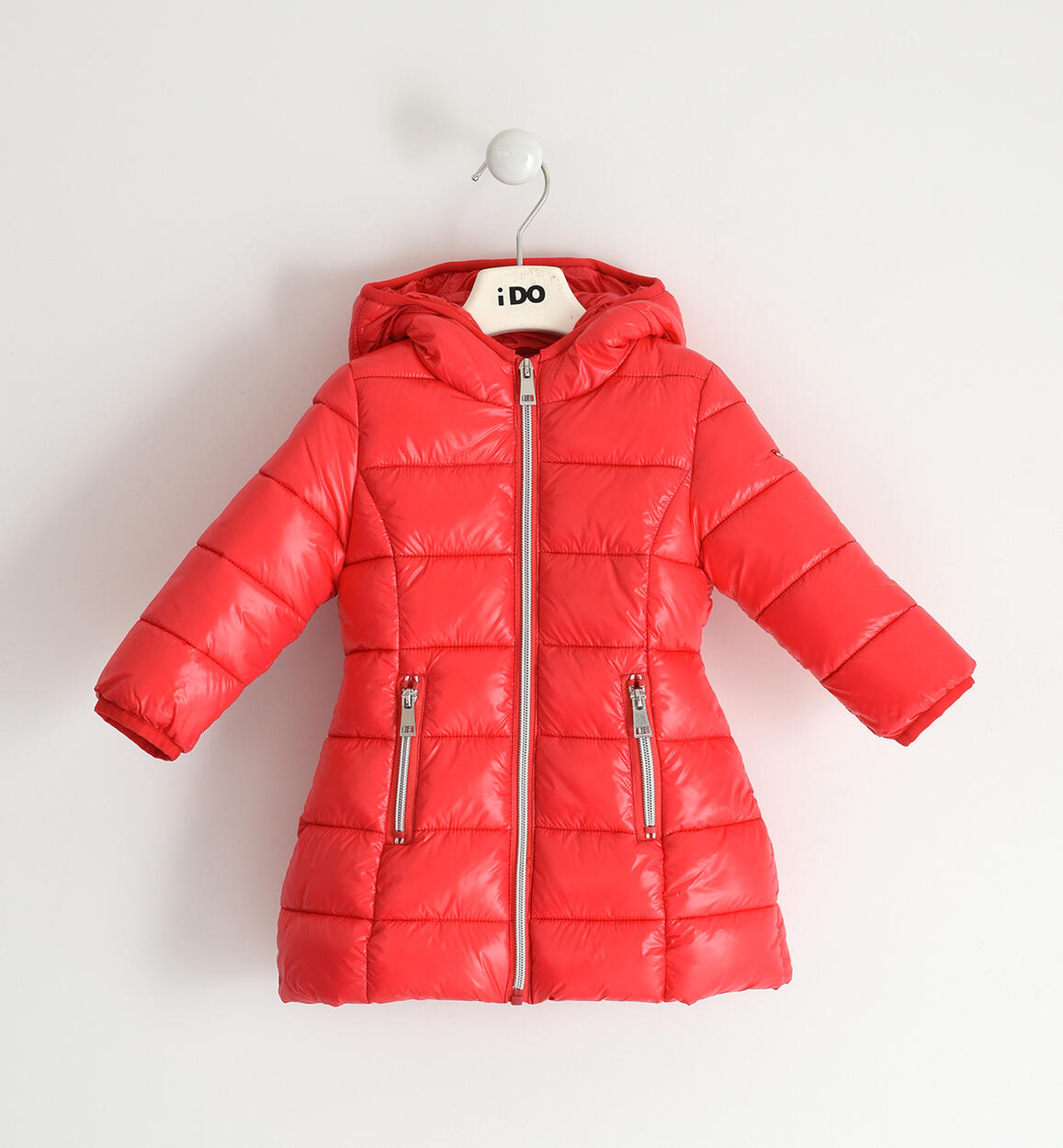 Winter jacket for girls from 9 months to 8 years iDO  RED iDO