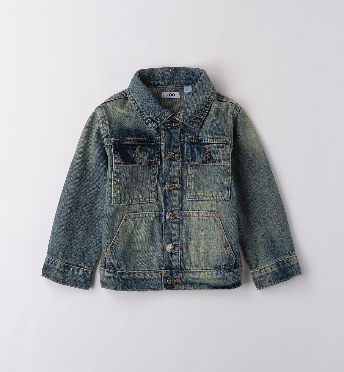 Giubbotto jeans bambino BLEACH.OVERDYED BEIGE-7160 - 1244B23300