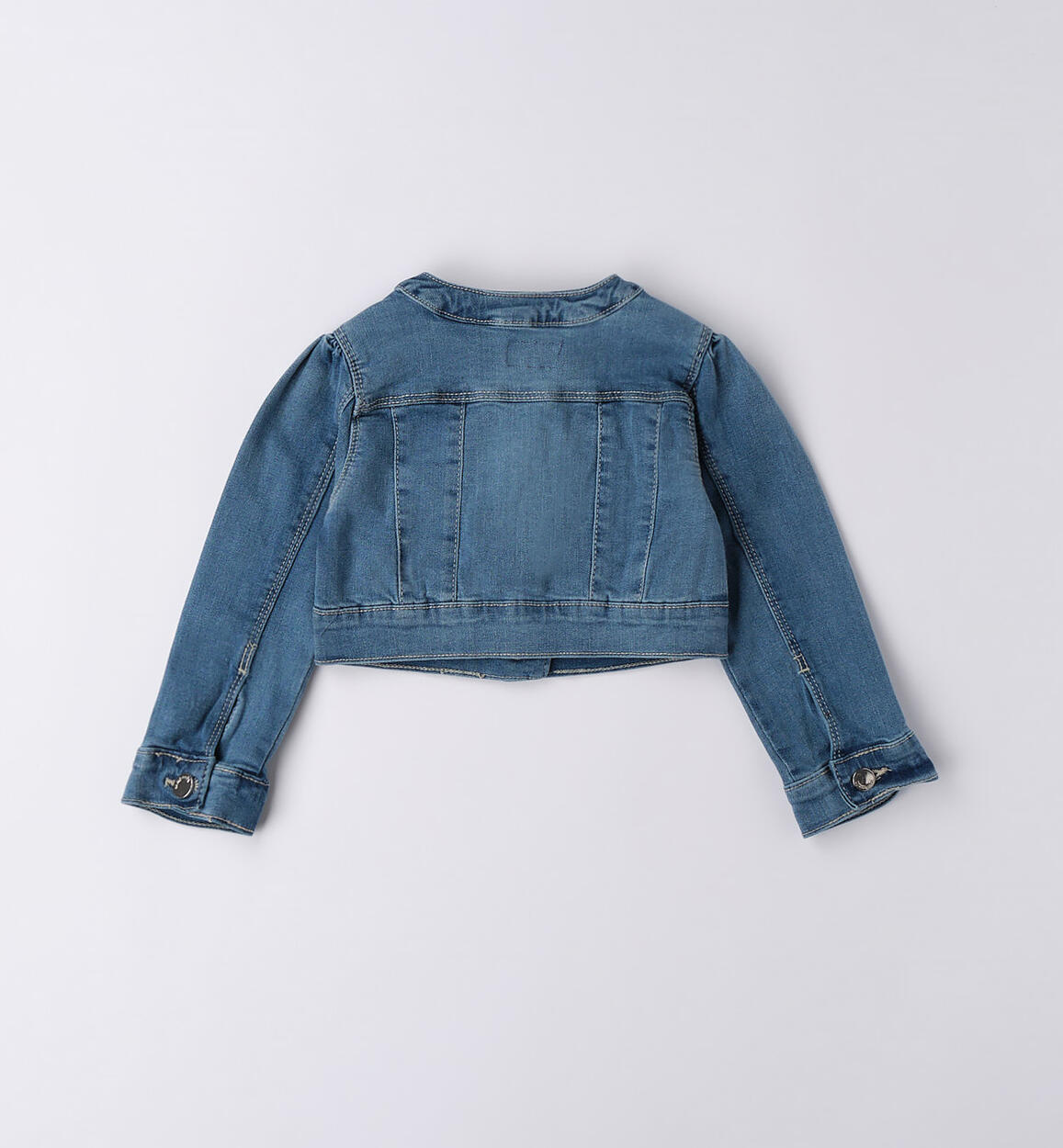 Giubbotto jeans con strass bambina STONE BLEACH-7350 - 1800620500