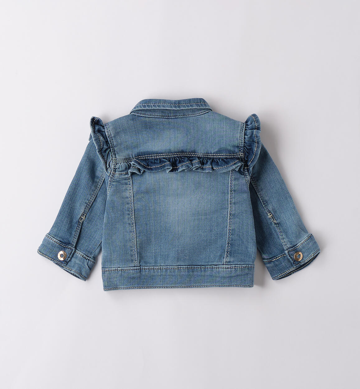 Giubbotto jeans neonata LAVATO CHIARISSIMO-7300 - 0804B13100