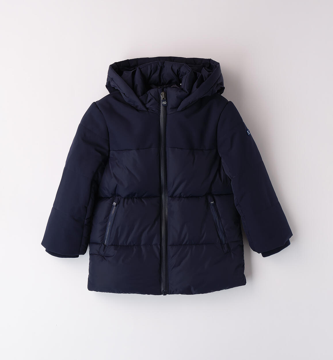 Giubbotto lungo per bambino BLU Sarabanda