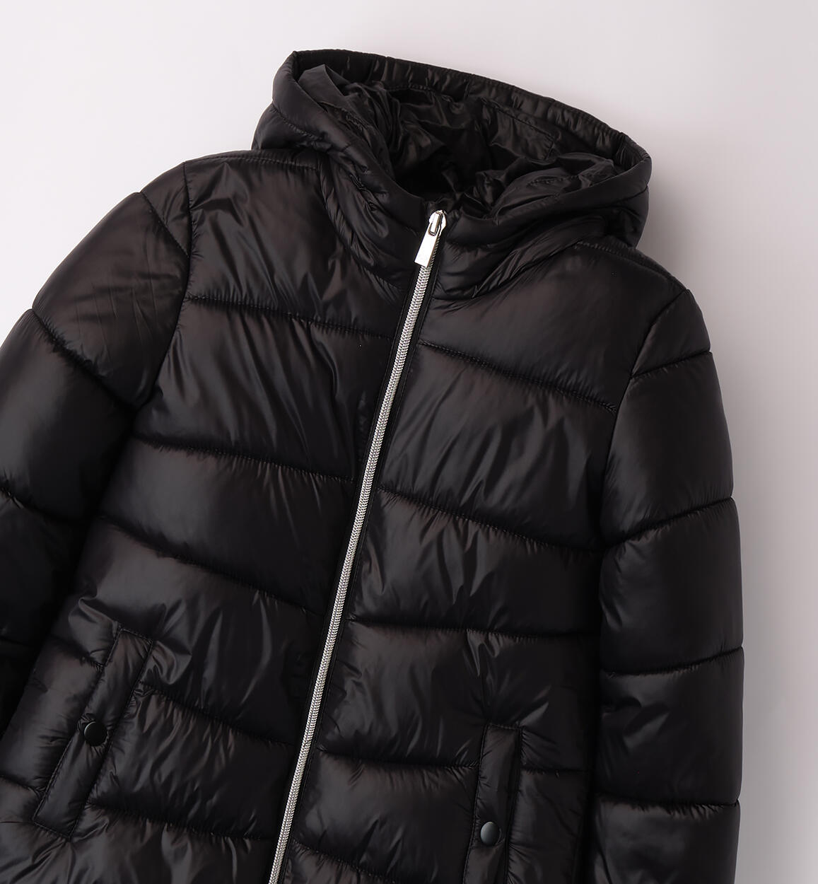 Giubbotto lungo per ragazza NERO-0658 - 2780A62200