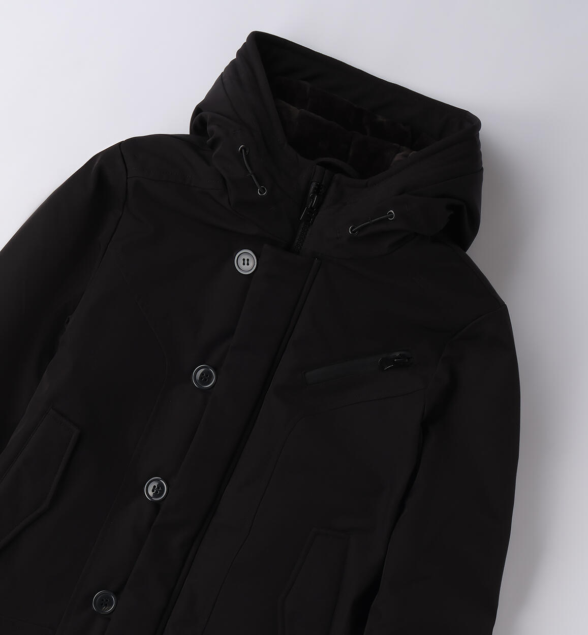 Giubbotto lungo ragazzo NERO-0658 - 2740F64900