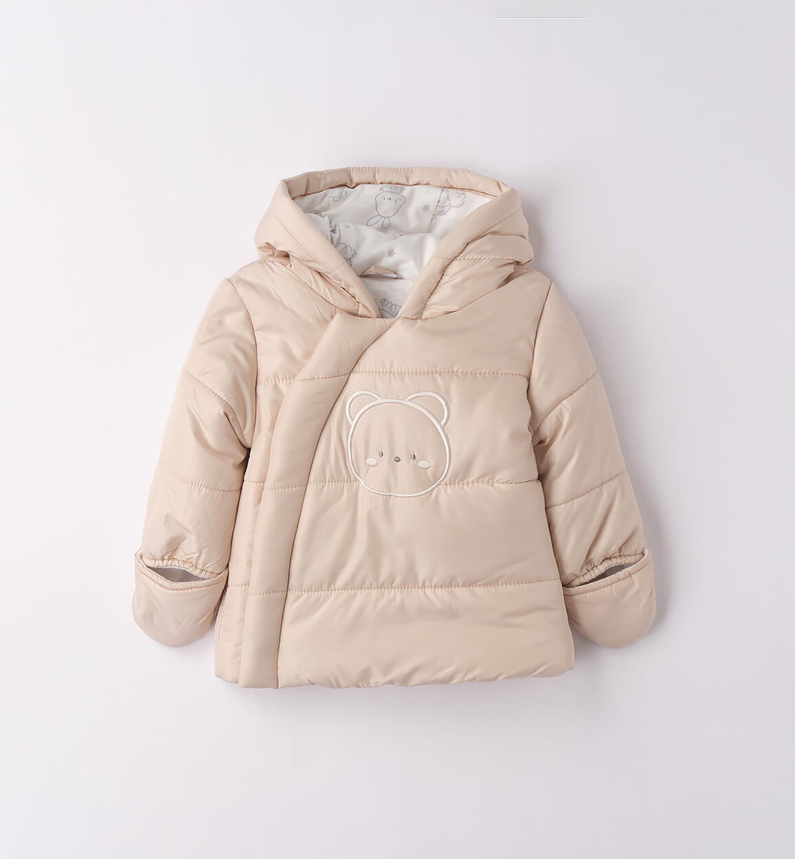 Giubbotto neonato modello unisex BEIGE iDO