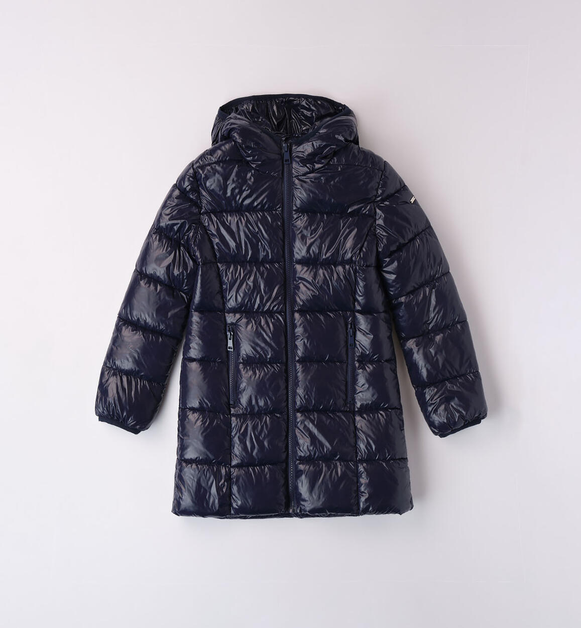 iDO jacket with hood for girls from 8 to 16 years BLUE iDO