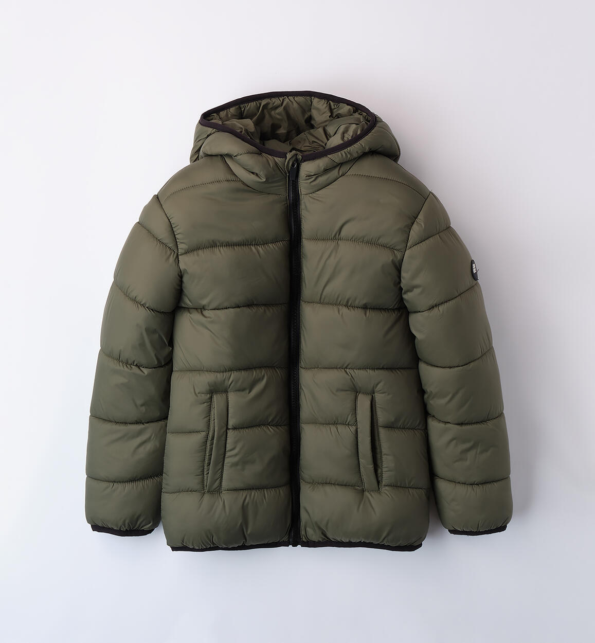 Giubbotto ragazzo invernale VERDE iDO