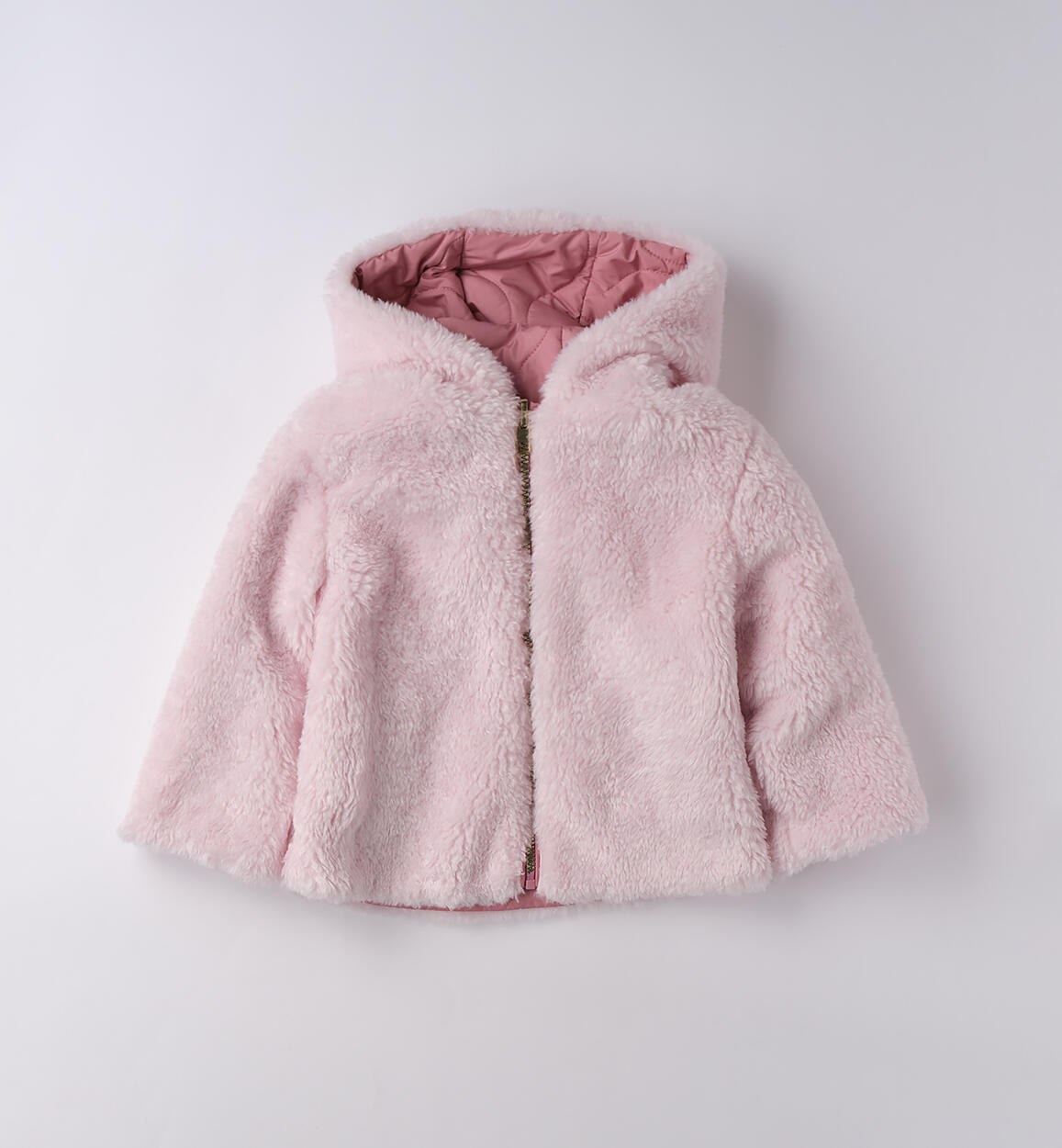 Giubbotto reversibile bambina ROSA ANTICO-2748 - 1804F27100
