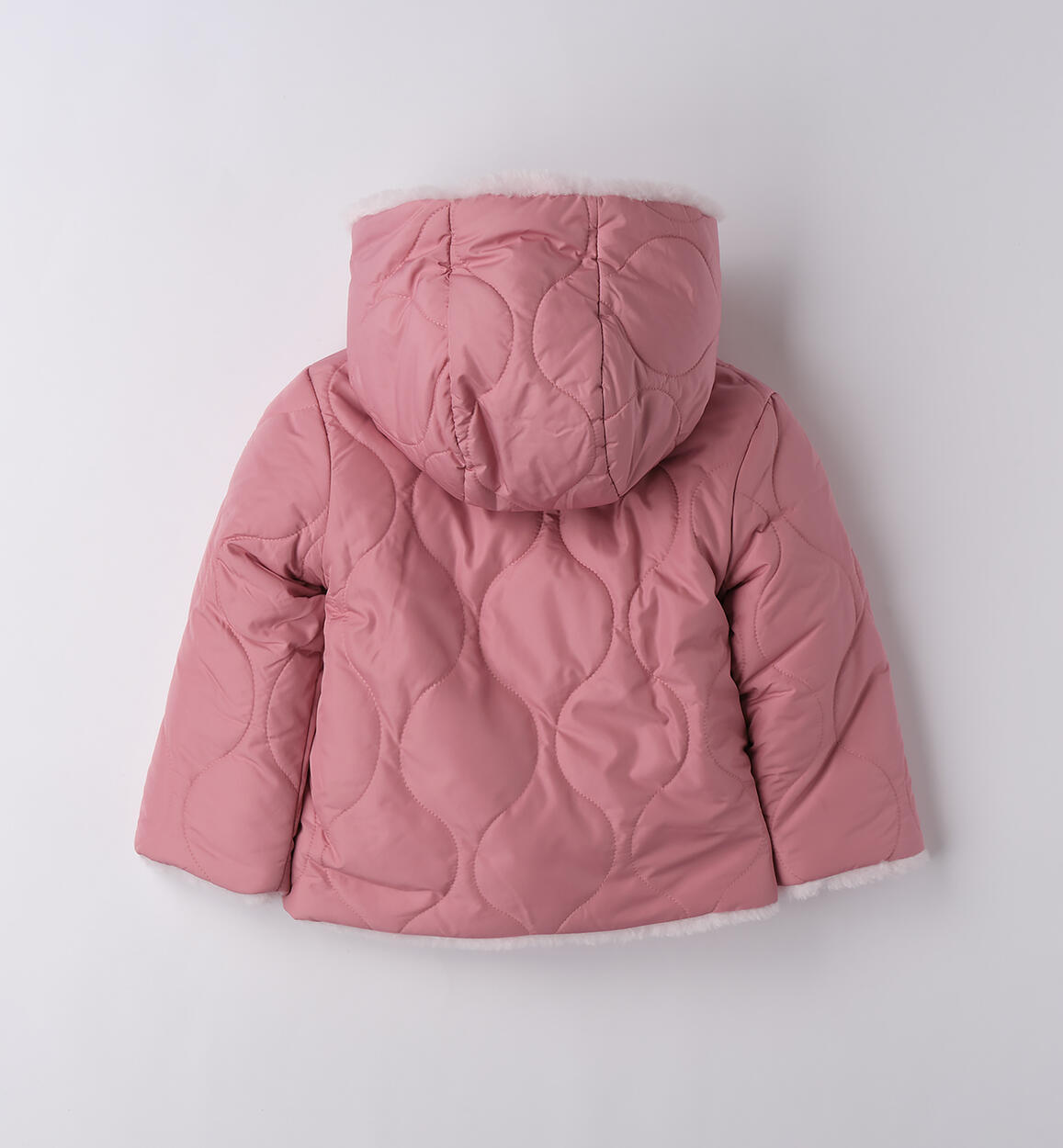 Giubbotto reversibile bambina ROSA ANTICO-2748 - 1804F27100