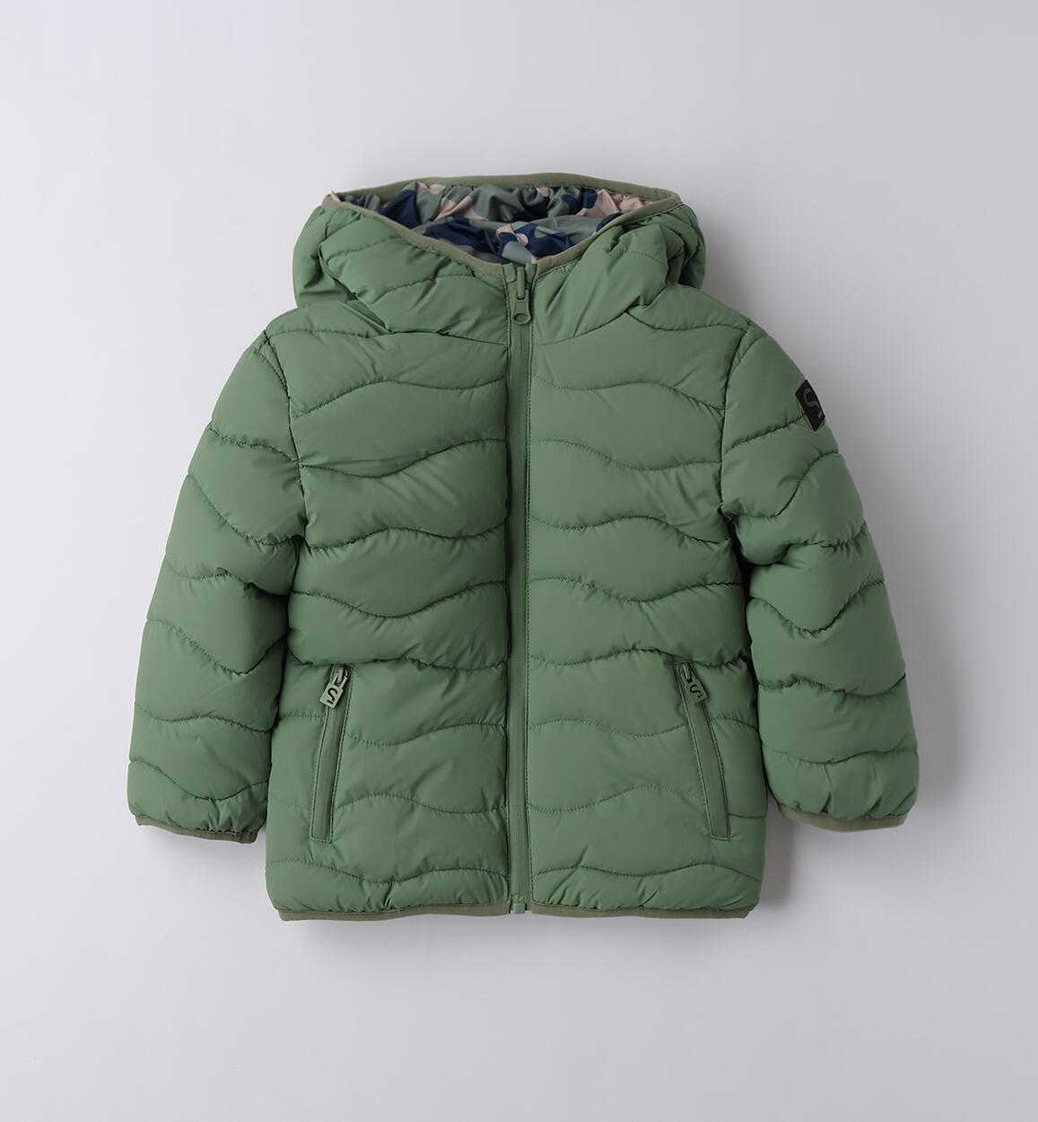 Giubbotto reversibile bambino VERDE SALVIA-4921 - 1240F05000