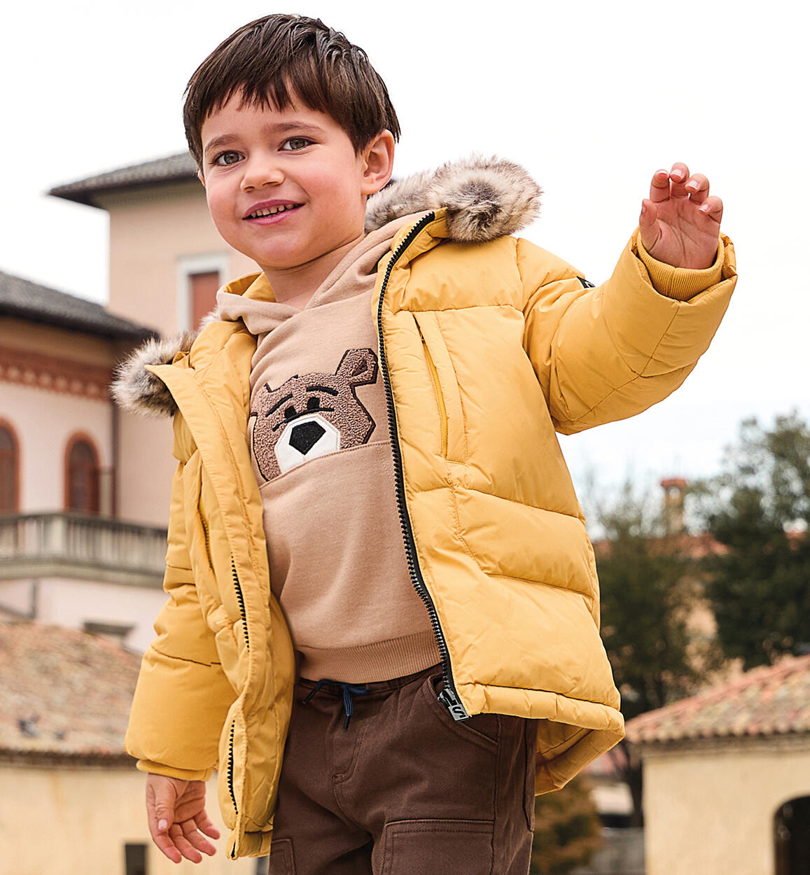 Giubbotto Sarabanda per bambino GIALLO Sarabanda