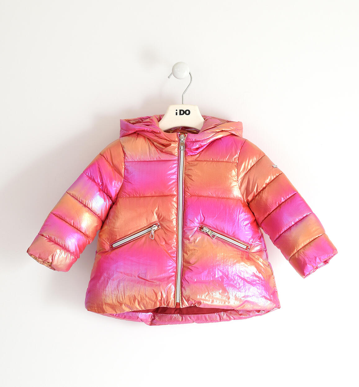 Sporty jacket for girls from 9 months to 8 years iDO RED iDO