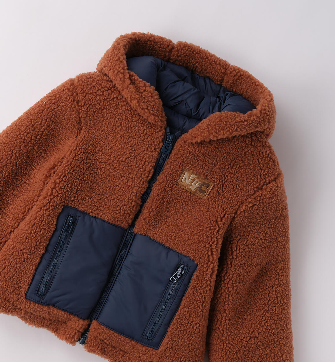 Giubbotto teddy bambino BROWN-1228 - 1240F18400