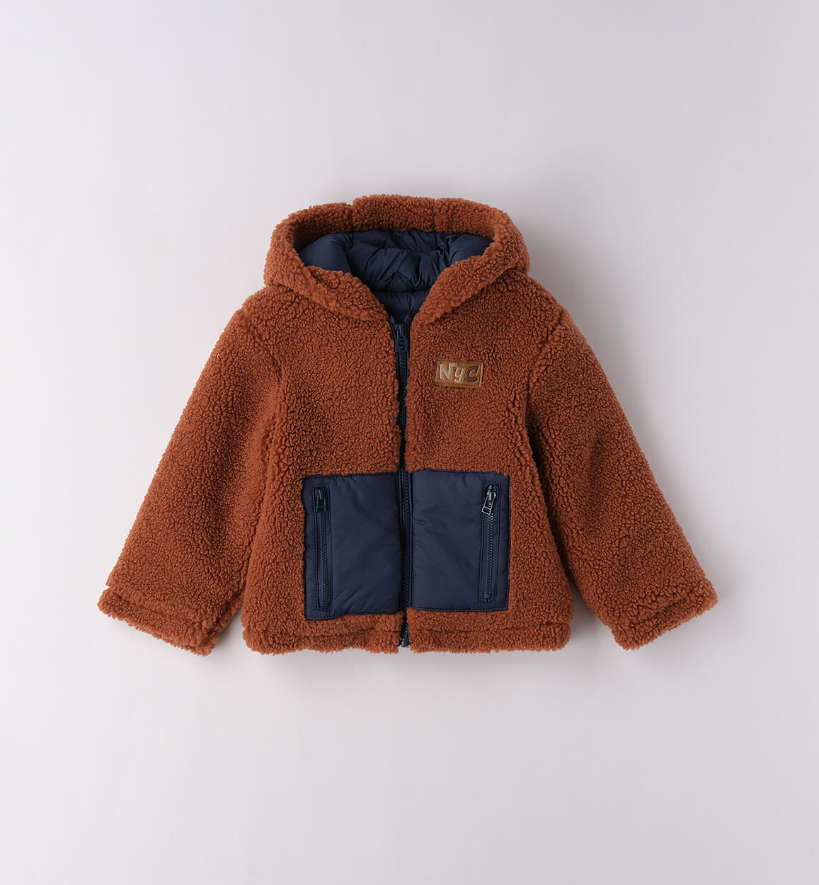 Giubbotto teddy bambino BROWN-1228 - 1240F18400
