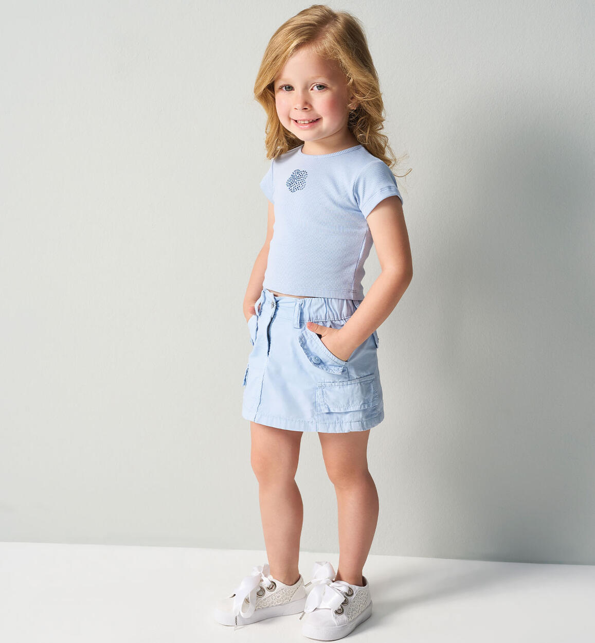 Gonna bambina iDO AZZURRO iDO