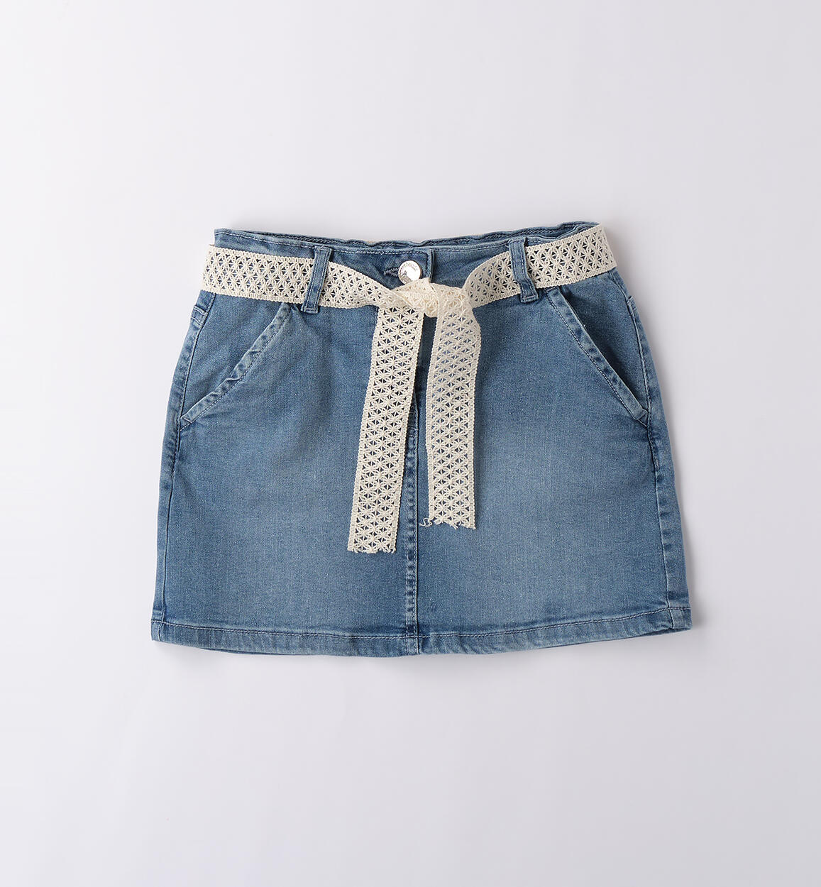 Gonna di jeans bambina LAVATO CHIARISSIMO-7300 - 2630B56000