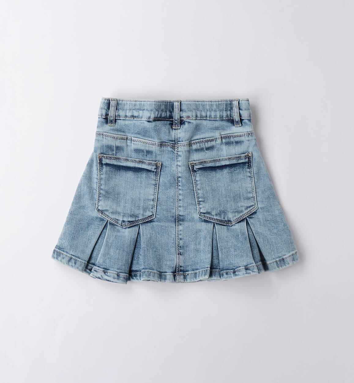 Gonna di jeans ragazza LAVATO CHIARISSIMO-7300 - 2624B72000