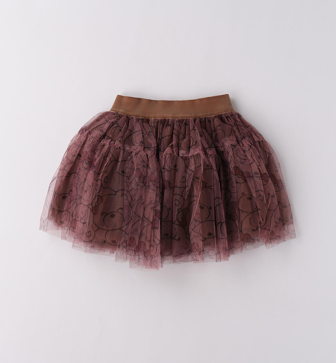 Gonna di tulle bambina MARRONE iDO