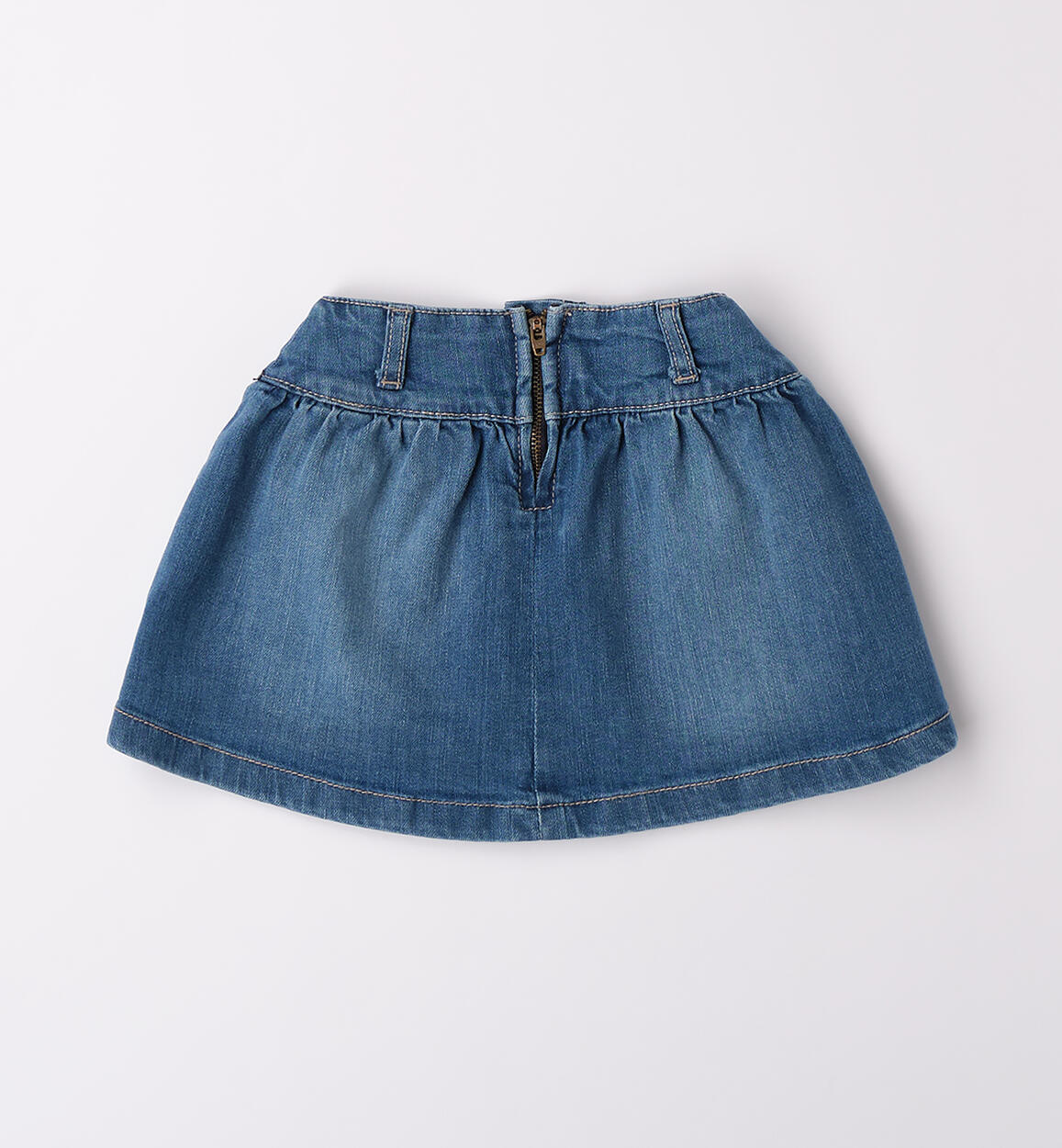 Gonna jeans bambina STONE WASHED CHIARO-7400 - 1640F34600