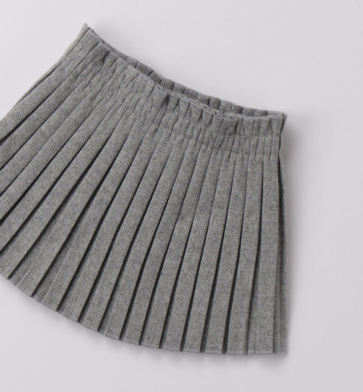 Gonna neonata plisse GRIGIO SCURO MELANGE-8879 - 0644F10600