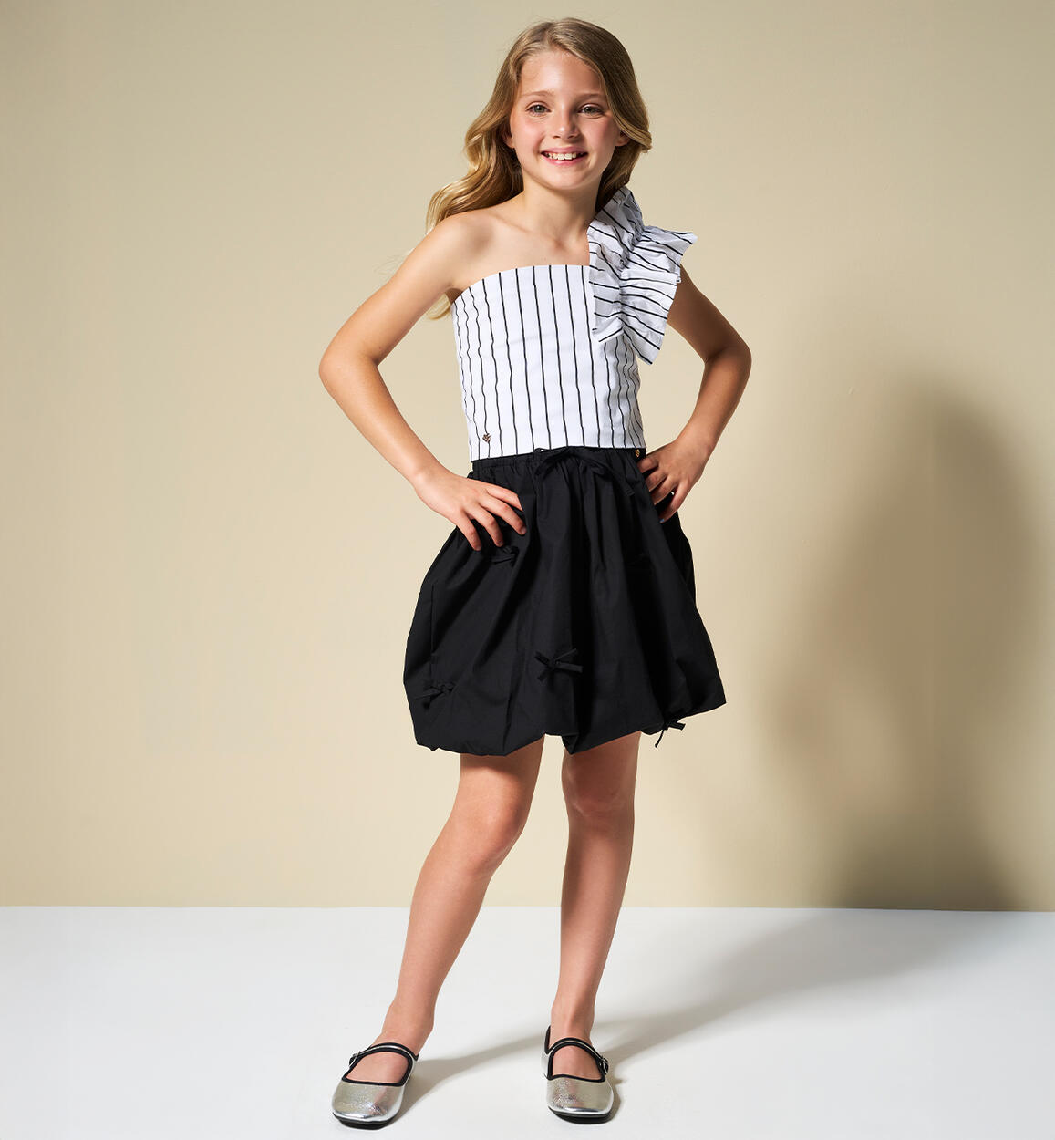 Gonna per bambina Sarabanda NERO Sarabanda