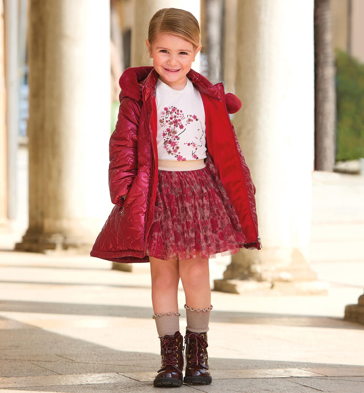 Gonna tulle bambina ROSSO Sarabanda