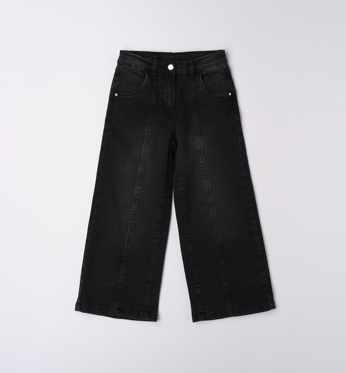 Jeans ampi bambina NERO Sarabanda
