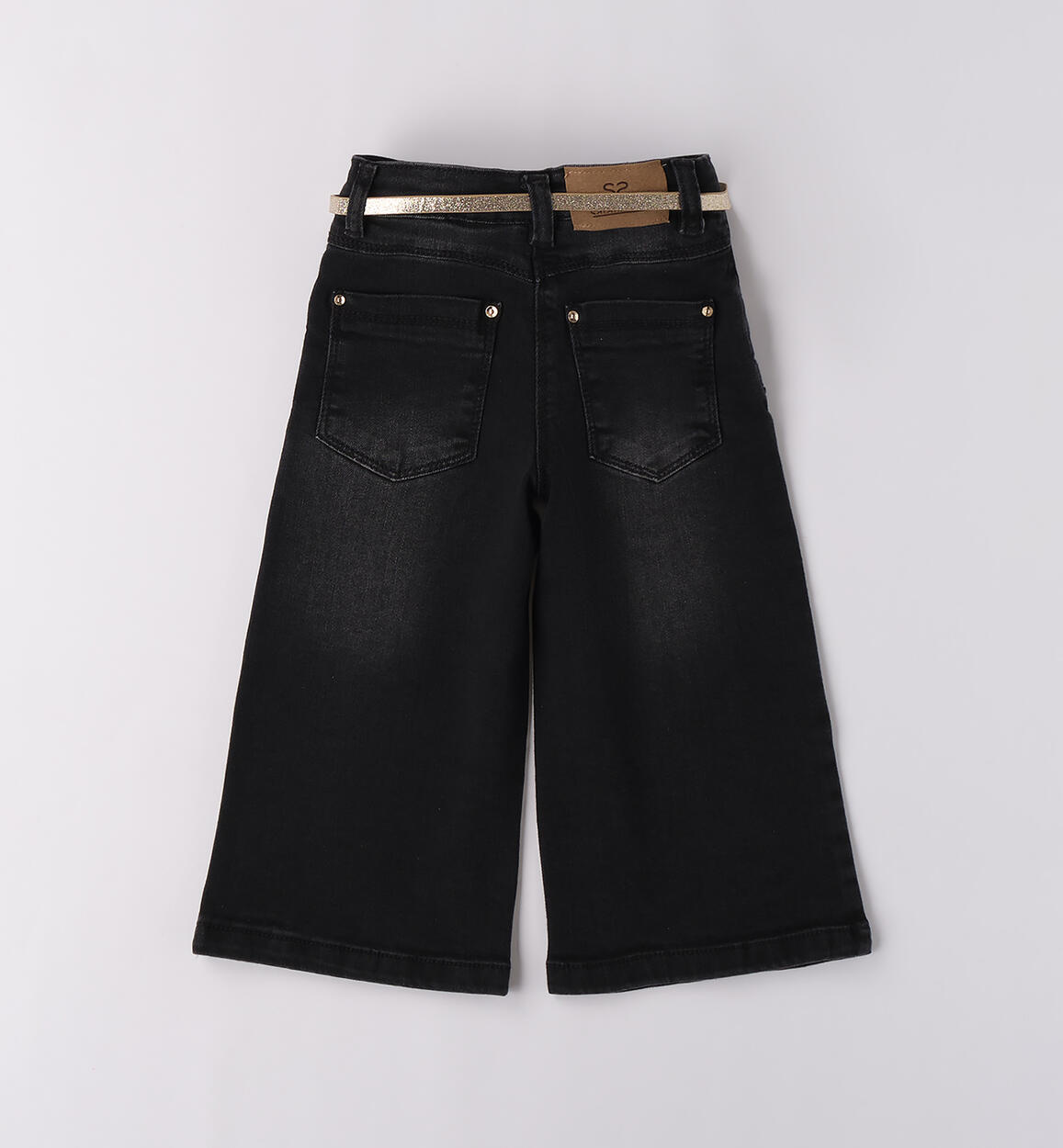 Jeans ampi bambina NERO-7990 - 1580F250K1