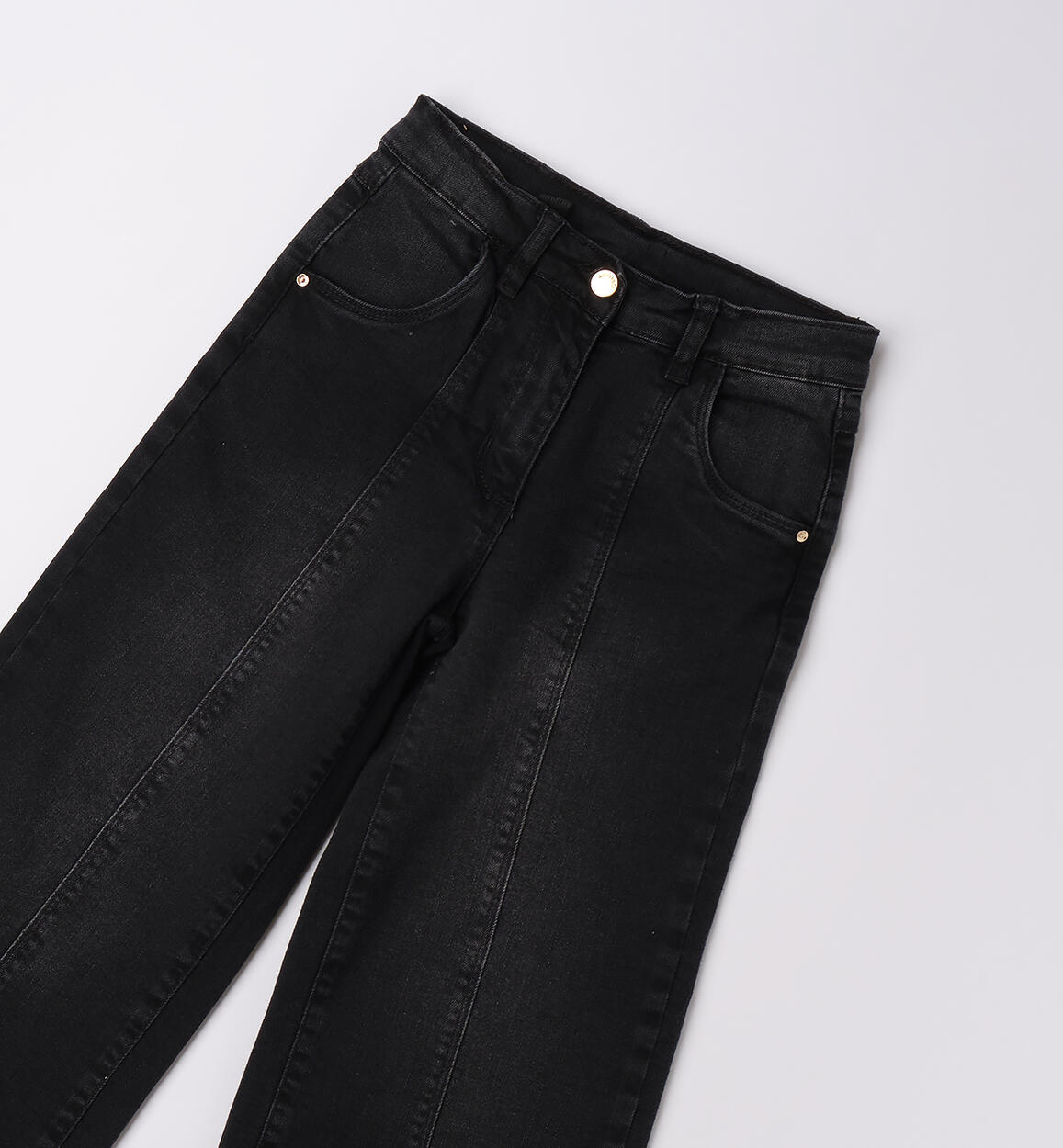 Jeans ampi bambina NERO-7990 - 1580F23600