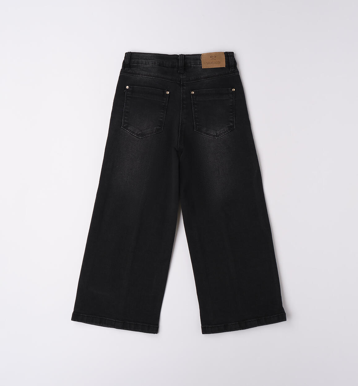 Jeans ampi bambina NERO-7990 - 1580F23600