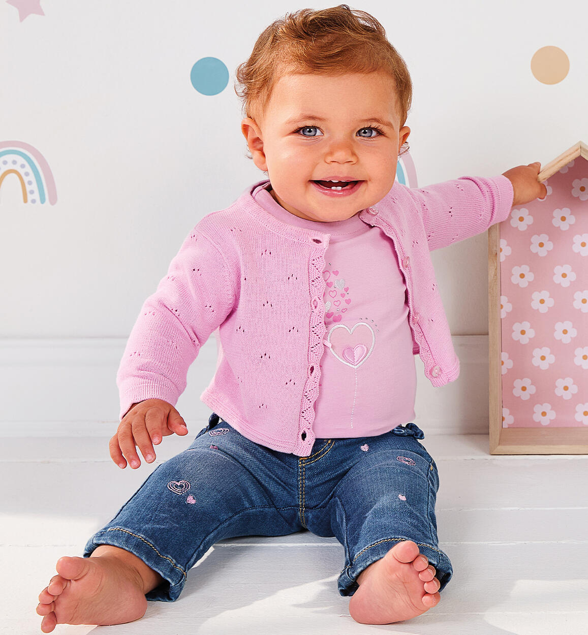 Jeans bimba neonata BLU iDO