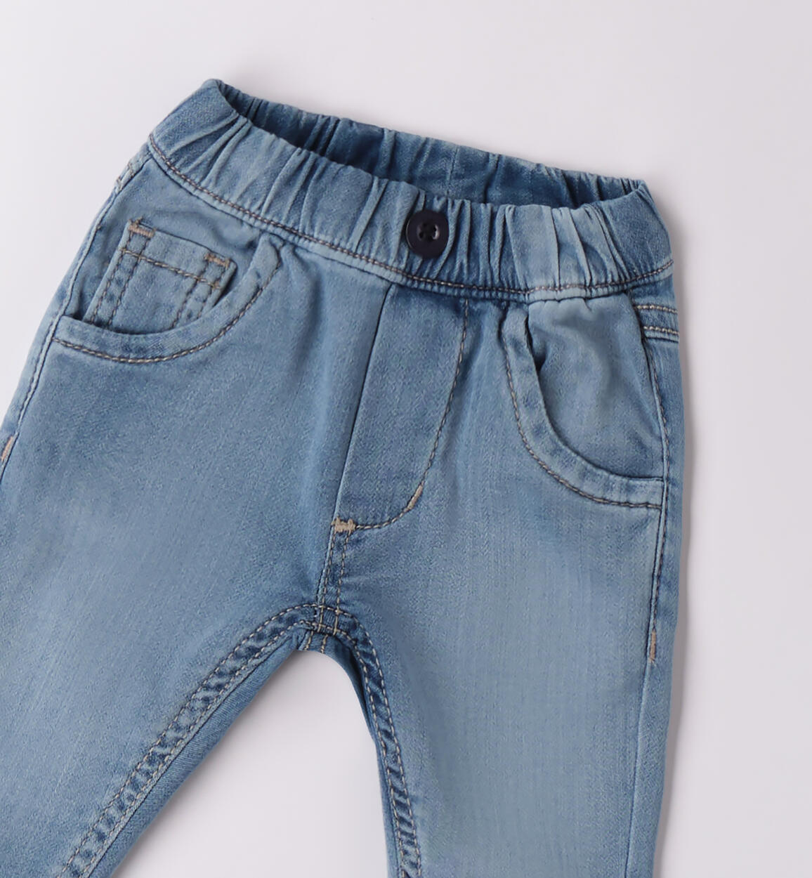 Jeans bimbo neonato BLU CHIARO LAVATO-7310 - 0224B04600