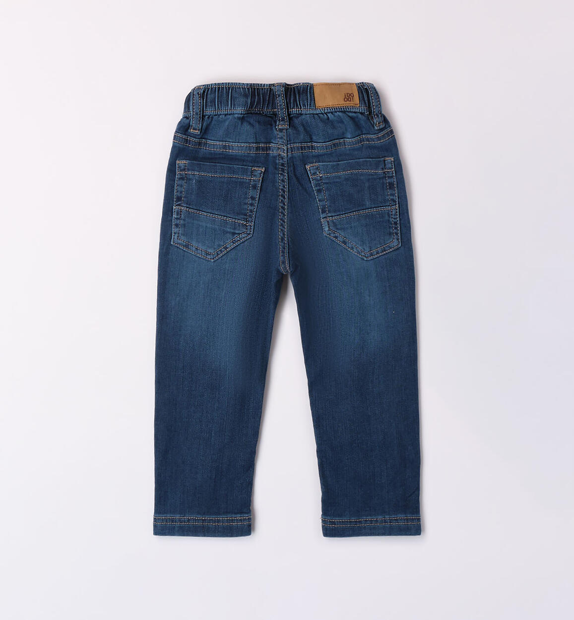 Jeans con coulisse per bambino STONE WASHED-7450 - 1224824500